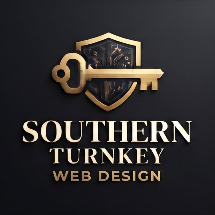 Southern Turnkey logo: a gold key across a shield